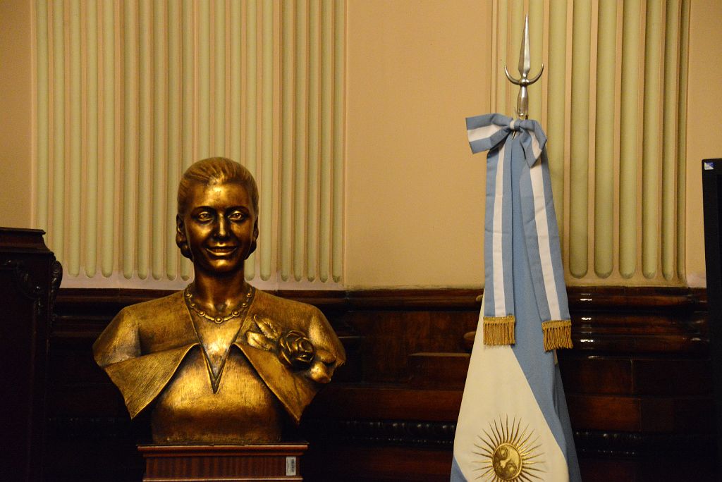 34 Eva Peron Statue Salon Rosada Pink Room National Congress Tour Buenos Aires